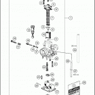 2017 TC 50 ENGINE Карбюратор