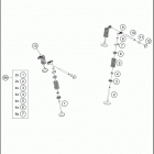 2020 390 DUKE ENGINE Клапана