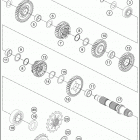 2019 1290 SUPER DUKE GT WHITE ENGINE Трансмиссия 2-контрпривод