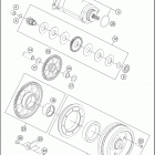 2019 1290 SUPER ADVENTURE S SILVER ENGINE Электрический стартер