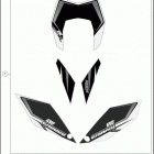 2017 690 ENDURO R CHASSIS Наклейки