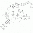 2018 390 DUKE ORANGE CHASSIS Ev aporative canister