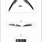 2018 150 XC-W CHASSIS Наклейки