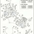 2017 690 ENDURO R ENGINE Картер двигателя