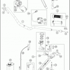 2017 1290 SUPER DUKE GT GREY CHASSIS Руль