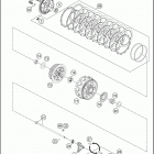 2019 1290 SUPER DUKE GT WHITE ENGINE Сцепление