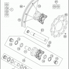 2019 85 SX 19_16 CHASSIS Переднее колесо