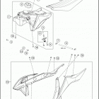 2020 50 SX CHASSIS Tank, seat