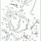 2018 300 XC-W SIX DAYS CHASSIS Рама