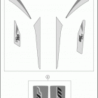 2018 85 SX 17_14 SX CHASSIS Наклейки