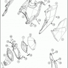 2017 150 XC-W CHASSIS Воздушный фильтр