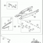 2017 150 XC-W CHASSIS Бугель