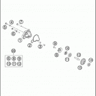 2017 TC 50 ENGINE Водяной насос