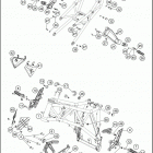 2017 1290 SUPER DUKE R WHITE CHASSIS Рама
