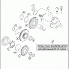 2016 690 DUKE WHITE ENGINE Electric st arter