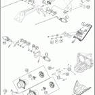2016 RC 390 WHITE CHASSIS Фара