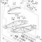 2017 1290 SUPER ADVENTURE R CHASSIS Бугель