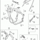 2019 500 EXC-F CHASSIS Рама