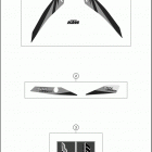 2018 500 EXC-F CHASSIS Наклейки