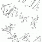 2018 1290 SUPER ADVENTURE S BLACK CHASSIS Side trim