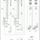 2017 690 ENDURO R CHASSIS Передняя вилка