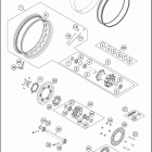 2017 1290 SUPER ADVENTURE R CHASSIS Переднее колесо