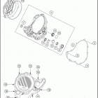 2017 350 XC-F ENGINE Кожух сцепления