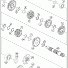 2019 1290 SUPER ADVENTURE S SILVER ENGINE Трансмиссия 2-контрпривод