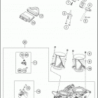 2019 1290 SUPER ADVENTURE S SILVER ENGINE Корпус Дросселя