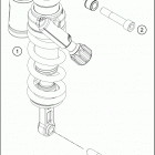 2017 1090 ADVENTURE R CHASSIS Амортизатор
