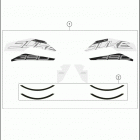 2018 390 DUKE WHITE CHASSIS Наклейки