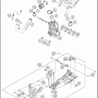 2018 RC 390 BLACK CHASSIS Глушитель