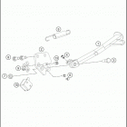 2018 390 DUKE ORANGE CHASSIS Side   /   center st and