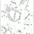 2017 250 EXC-F CHASSIS Рама