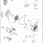 2019 250 XC-W TPI ENGINE Система зажигания