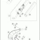 2017 300 XC-W SIX DAYS CHASSIS Глушитель