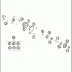 2017 65 SX ENGINE Водяной насос