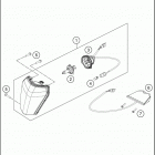 2017 250 XC-W CHASSIS Фара