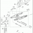 2018 390 DUKE ORANGE CHASSIS Бугель