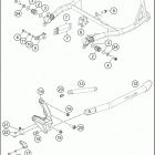 2017 1290 SUPER ADVENTURE T CHASSIS Side   /   center st and