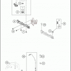2018 250 XC-W TPI CHASSIS Панель приборов
