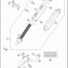 2018 350 SX-F CHASSIS Глушитель