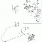 2017 1090 ADVENTURE R CHASSIS Тормозной суппорт задний
