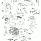 2017 1290 SUPER ADVENTURE R ENGINE Головка цилиндра задняя