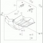2017 690 ENDURO R CHASSIS Зажита двигателя