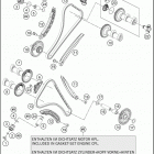 2017 1090 ADVENTURE R ENGINE Газо-распределительный механизм