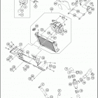 2019 390 DUKE WHITE ENGINE Система охлаждения