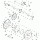 2019 1290 SUPER DUKE GT WHITE ENGINE Электрический стартер