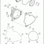 2019 1290 SUPER ADVENTURE S SILVER ENGINE Кожух сцепления