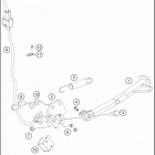 2017 390 DUKE BLACK ABS CHASSIS Side   /   center st and